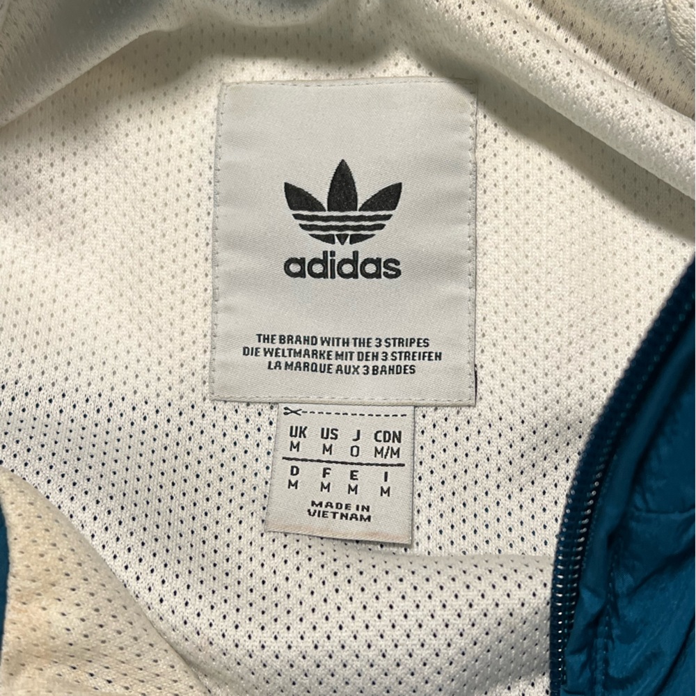 Adidas V-Stripes Windbreaker Jacket Retro - Picture 7 of 7